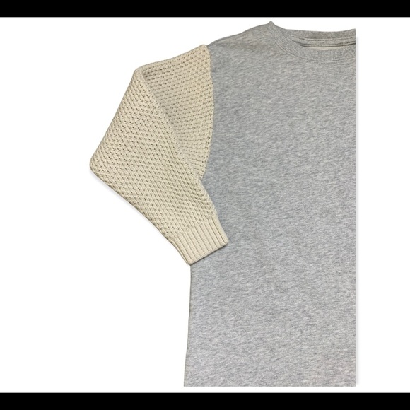 GYMBOREE Woven Jogger Dress With Waffle Knit Long Sleeves Grey Girls 10-12Y - Picture 3 of 9